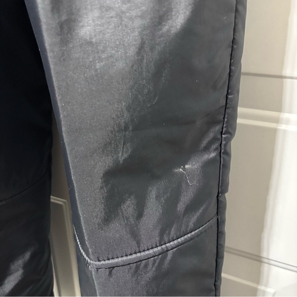 Sno Rags VTG Women's 8 Snowsuit Overalls Black Taiwan Snowpants Nylon Polyester - Picture 6 of 12